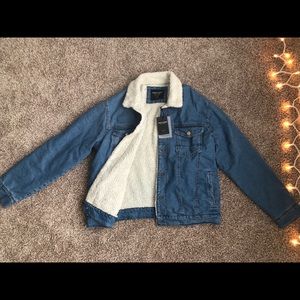 Men’s Jean Jacket With Fur